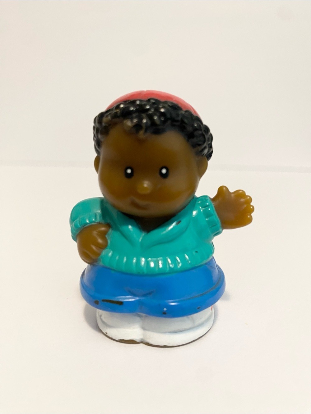 Little People School Boy Figure Dark Skin Dollhouse Fisher Price 4/$20 🛑